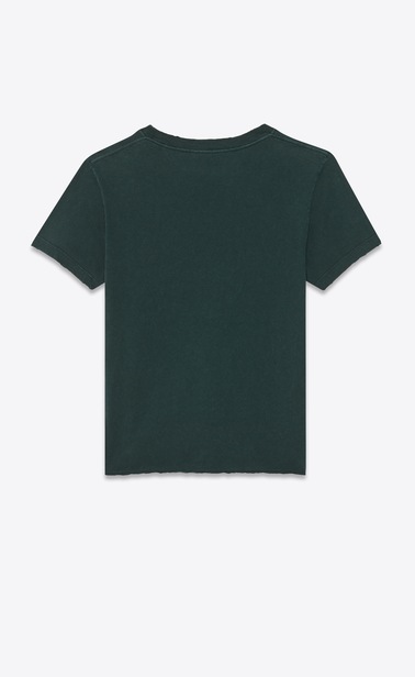 destroyed saint laurent logo t-shirt